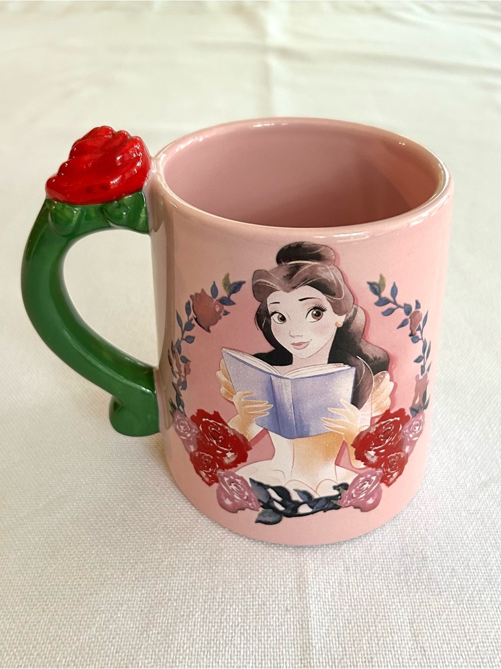 Disney Belle “Dream in Blooms” Beauty and the Beast 20oz Ceramic Mug. NWOT